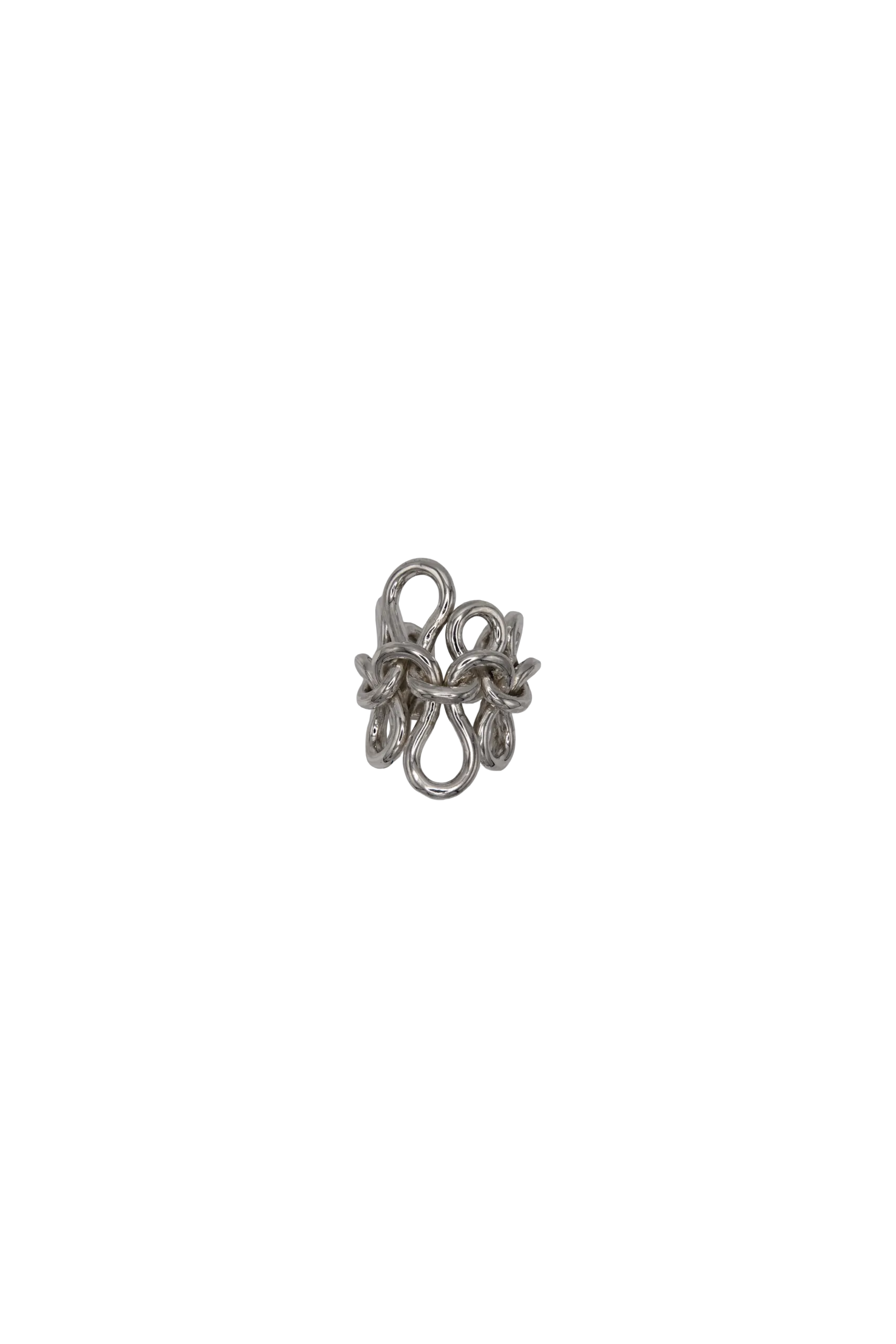 « No. 04 HERE COMES YOUR MAILLE » – BAGUE EN ARGENT 925