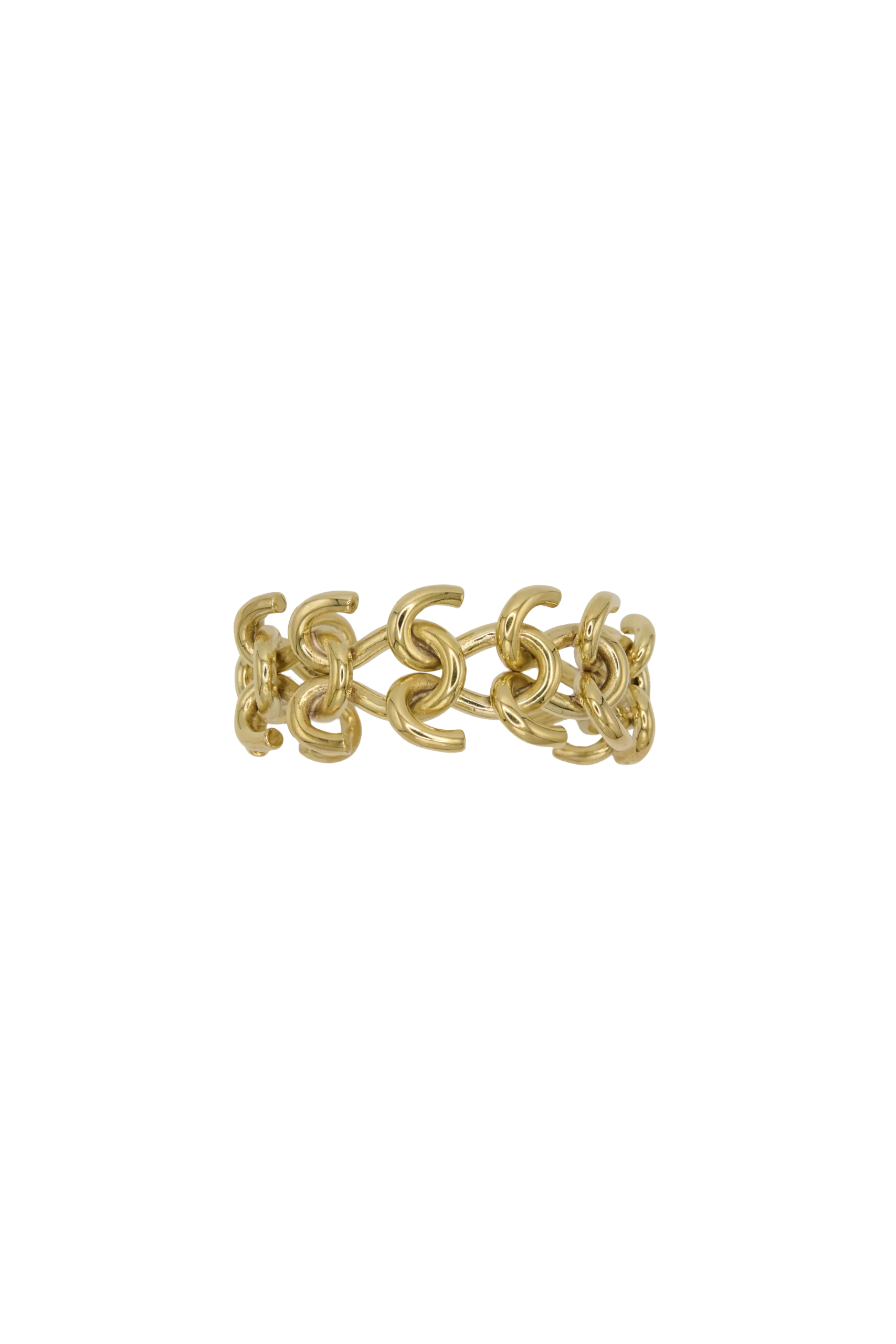 « No. 13 BABY » – BRACELET EN LAITON LARGE RIGIDE