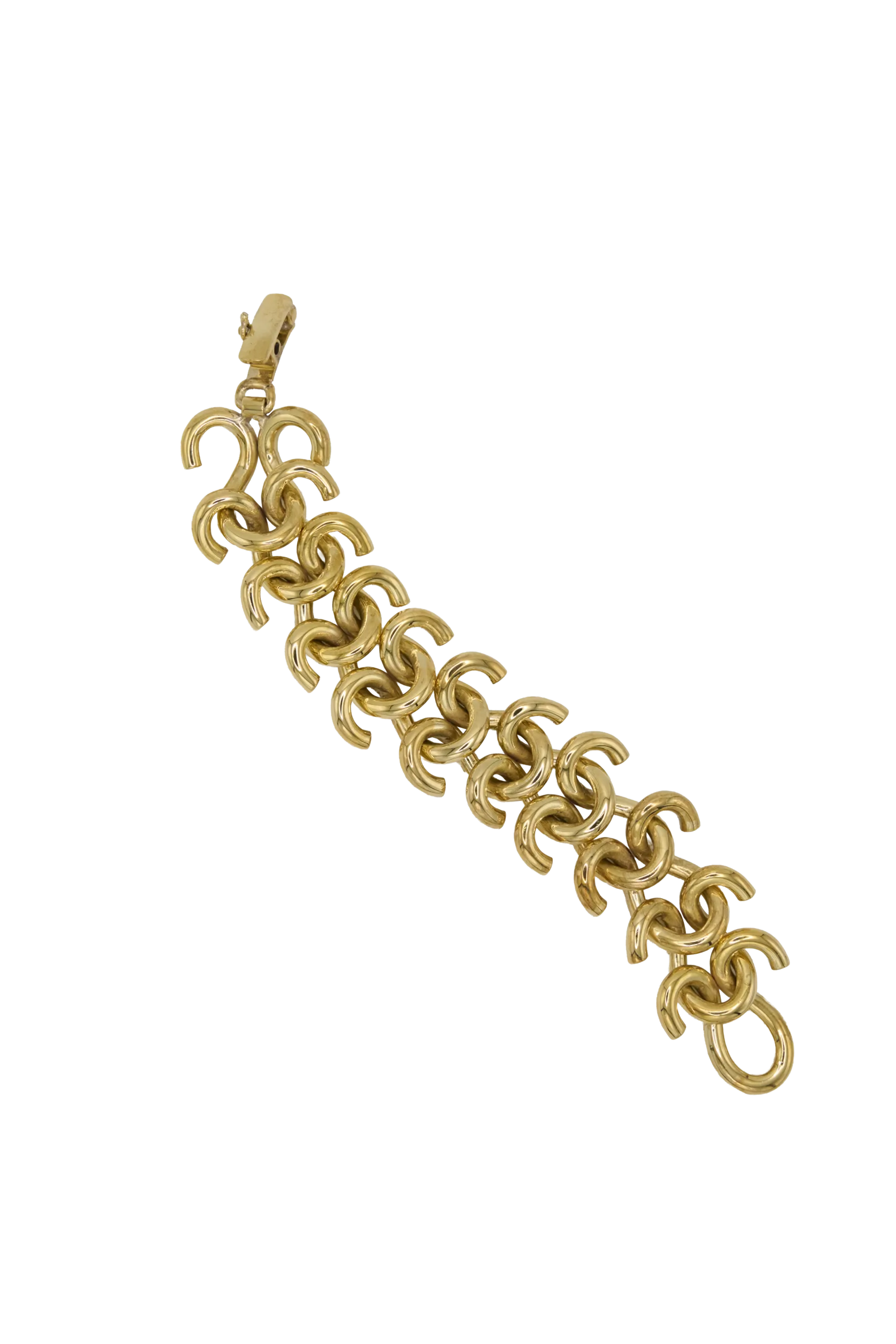« No. 13 BABY » – BRACELET EN LAITON LARGE SOUPLE