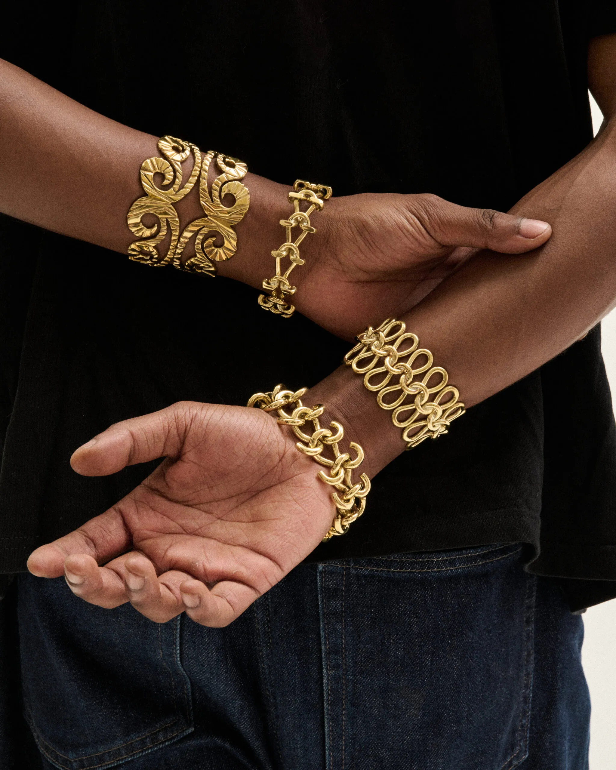 « No. 02 DEBRASER MAILLE » – GOURMETTE EN LAITON SMALL