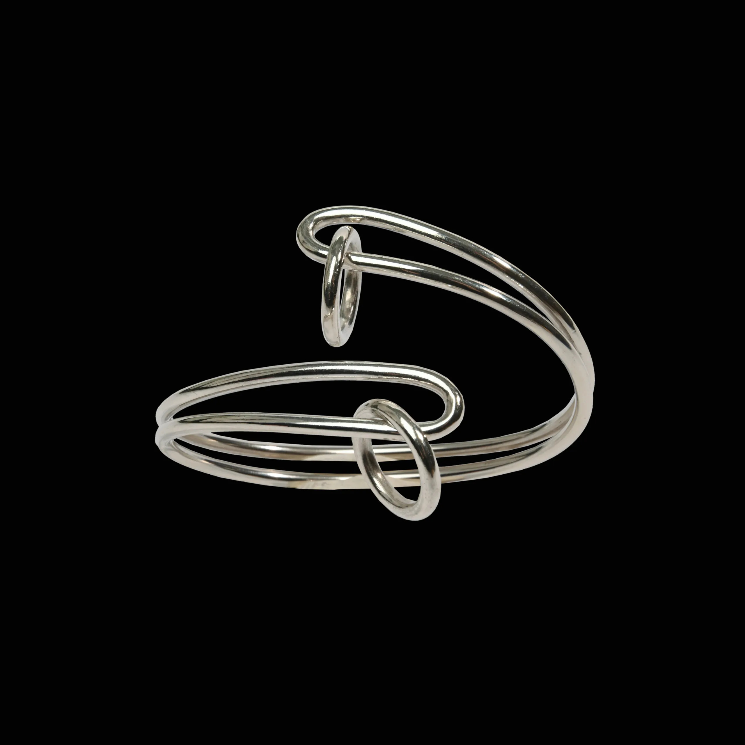 « Hors Normes » – Bracelet Liens de corset en Argent 925/1000